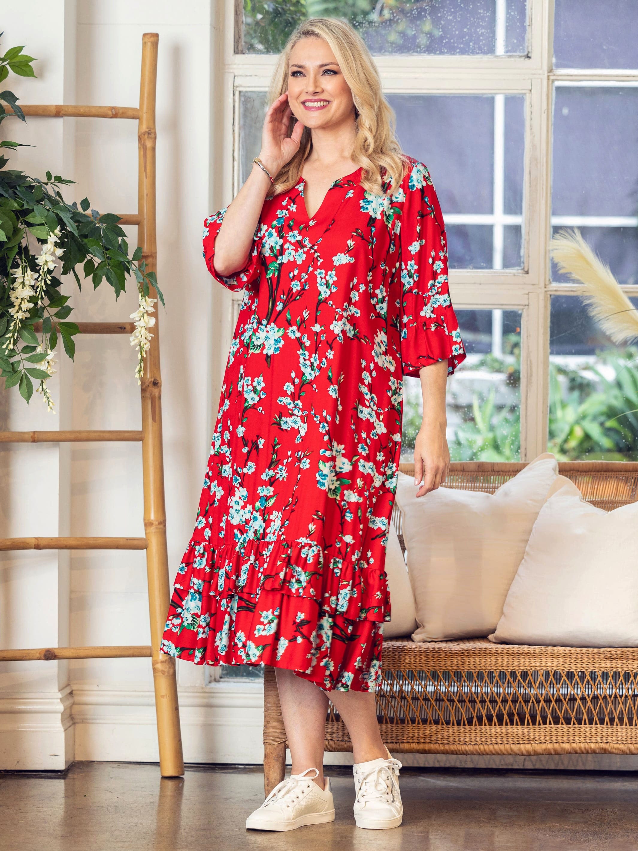 Plus Size Dresses The Cherry Blossom Dress by Swish Swish Fashion