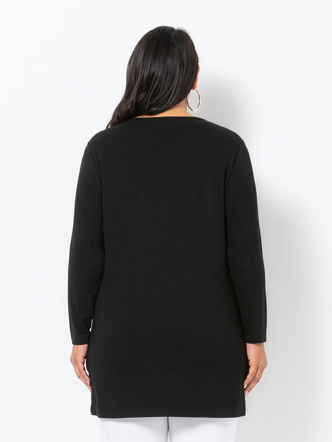 1022 Basic Long Knit Top