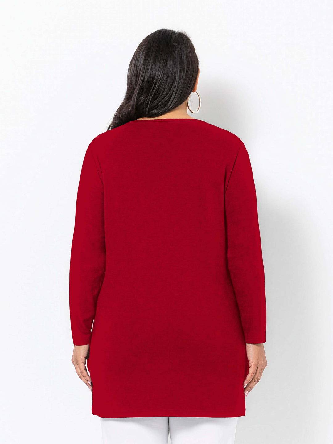 1022 Basic Long Knit Top