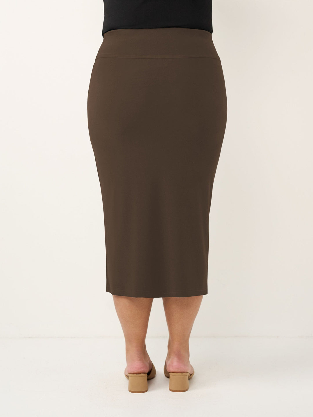 1023 Long Stretch Jersey Skirt