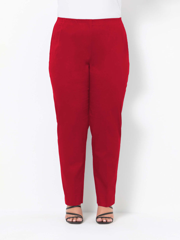1052 Cotton Sateen Full Length Pant