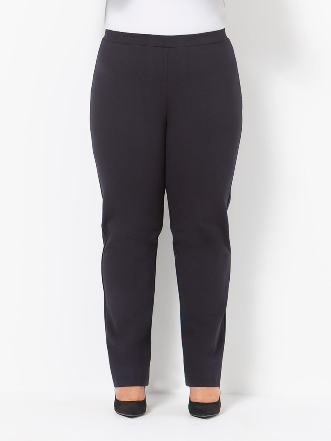 1055WL Wider Leg Ponte Pant - Longer Length