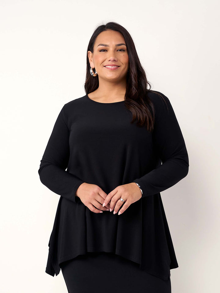 1080 Drop Side Jersey Top Long Sleeve