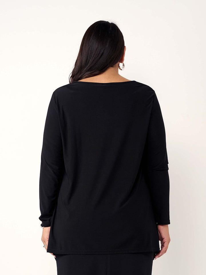 1080 Drop Side Jersey Top Long Sleeve