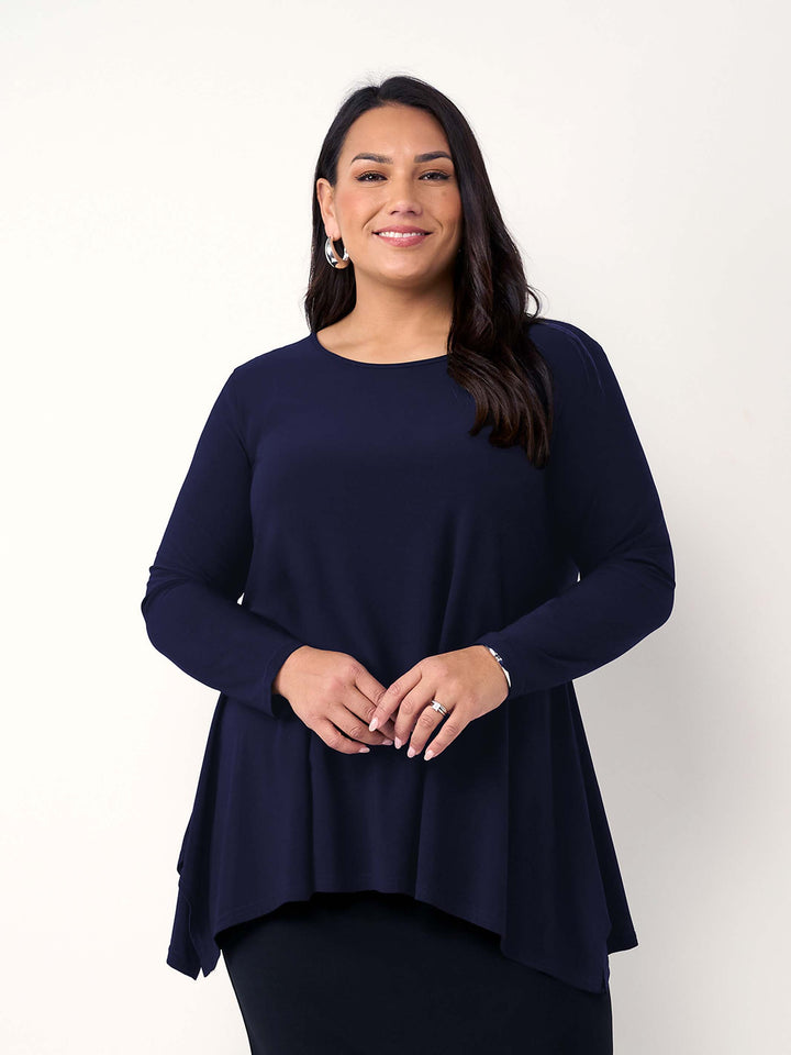 1080 Drop Side Jersey Top Long Sleeve