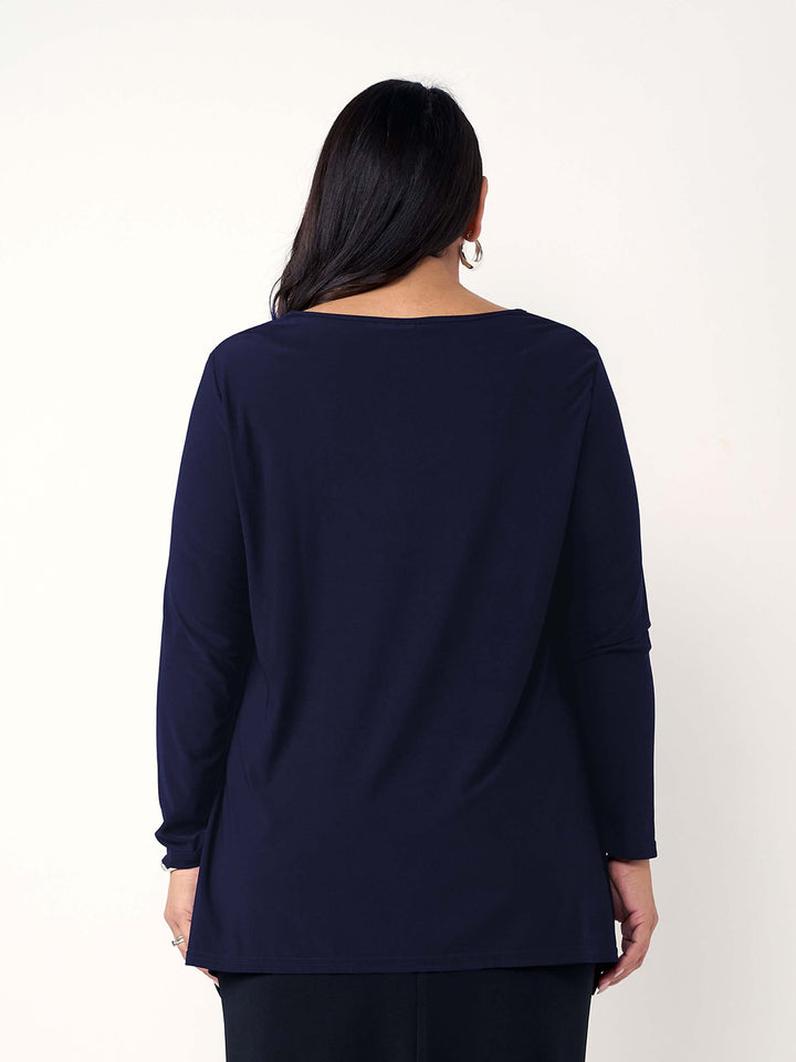 1080 Drop Side Jersey Top Long Sleeve