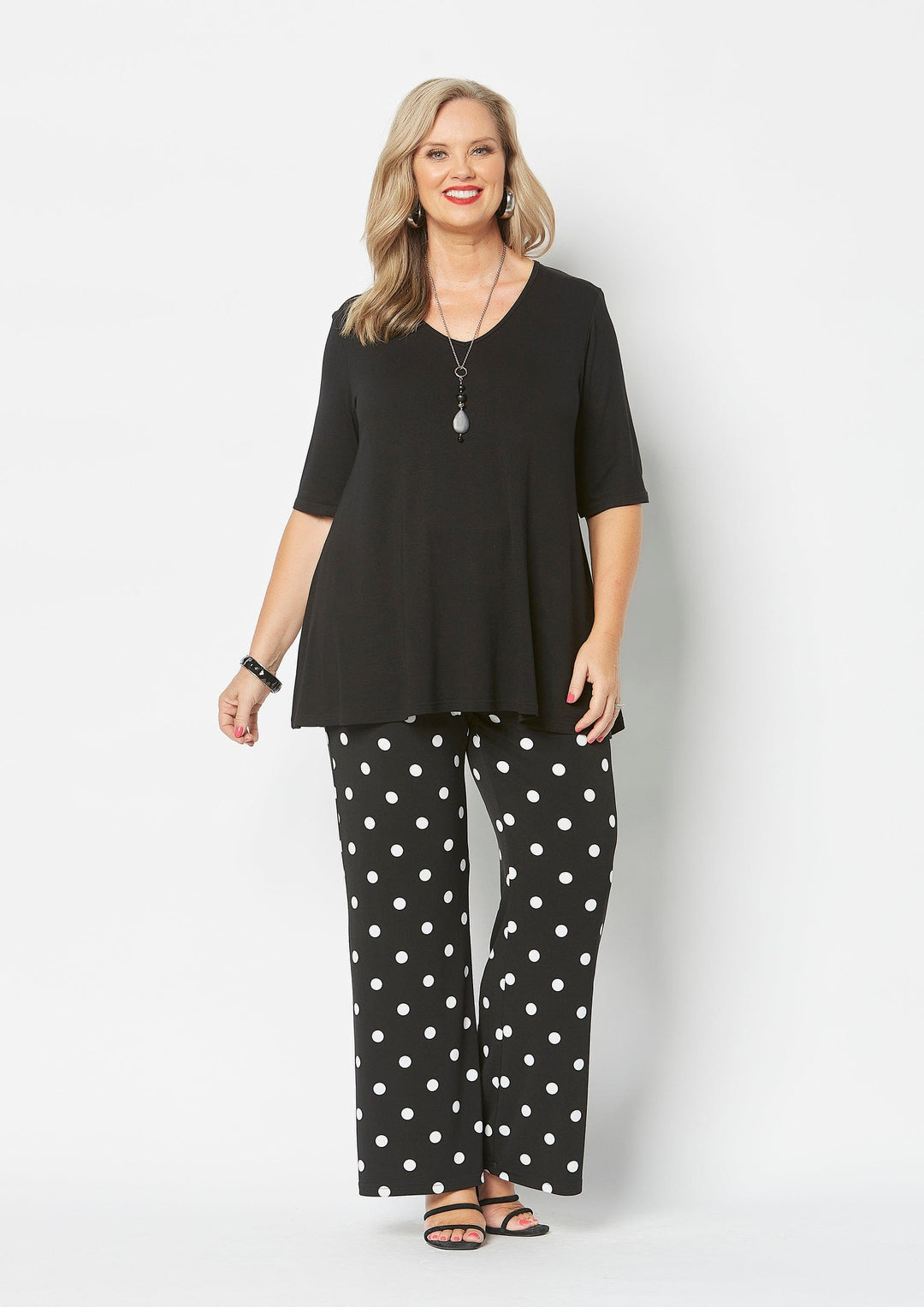 Basic Black Jersey Top