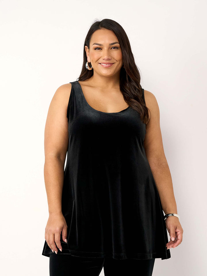 1098 Velvet Swing Cami