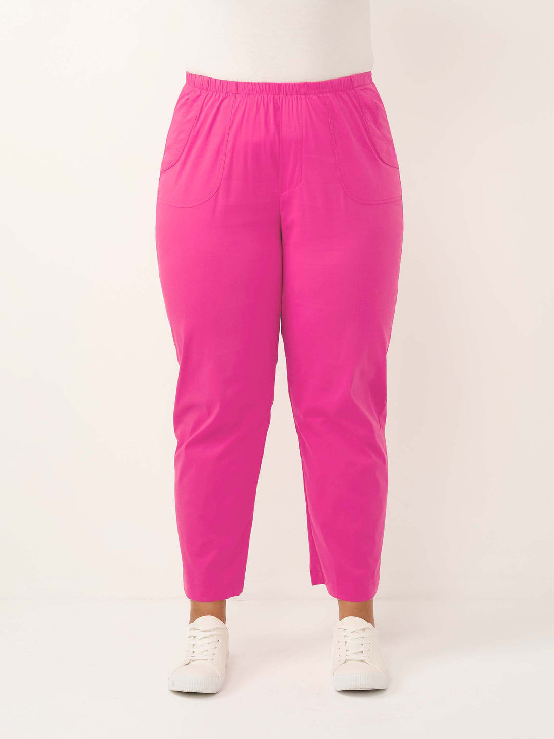 1102 City Cotton Pant - Hot Pink