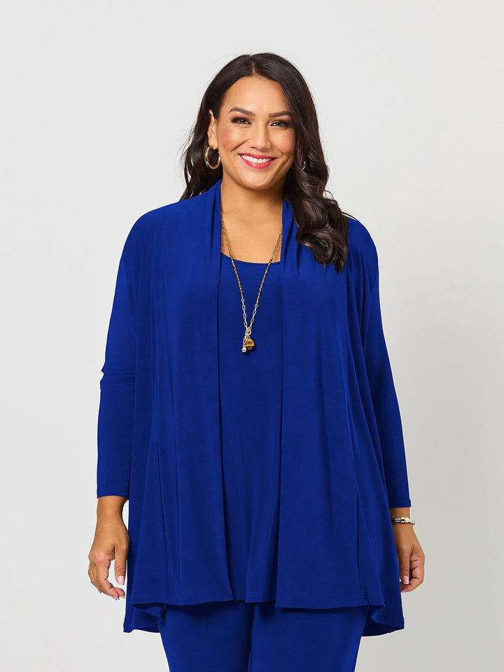1135 Open Front Jersey Jacket