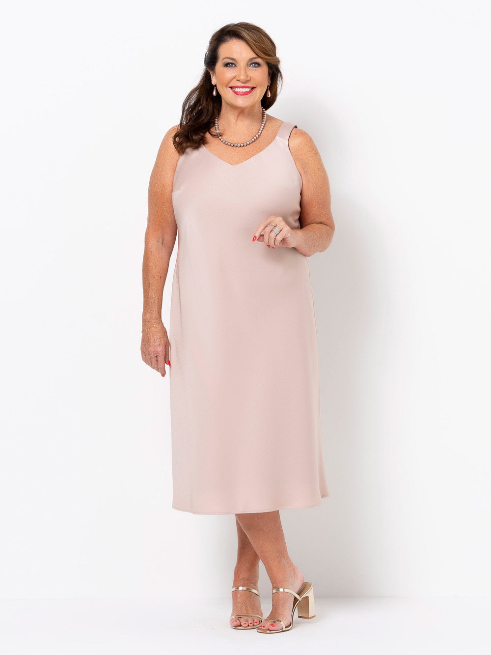 Champagne Evening Dress – Swish Fashion