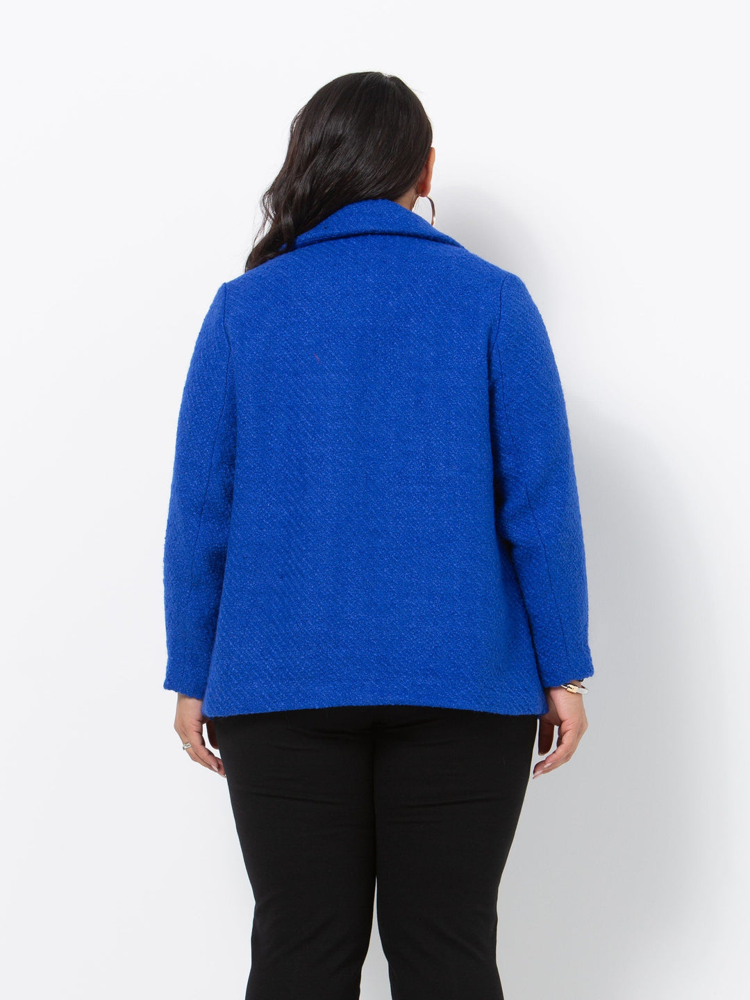 Cobalt Boucle Jacket