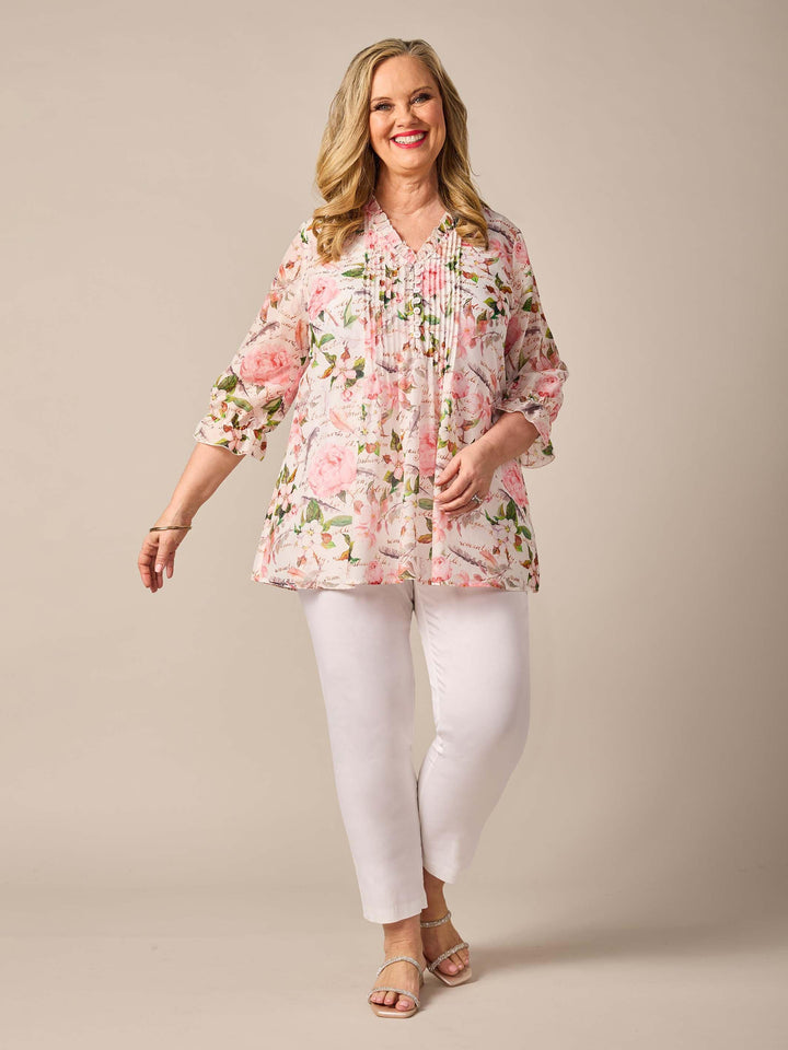 Flower Journal Tuck Top