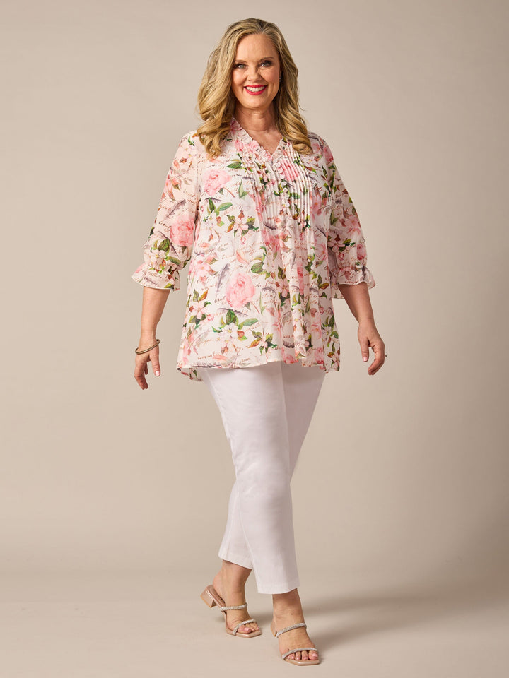 Flower Journal Tuck Top