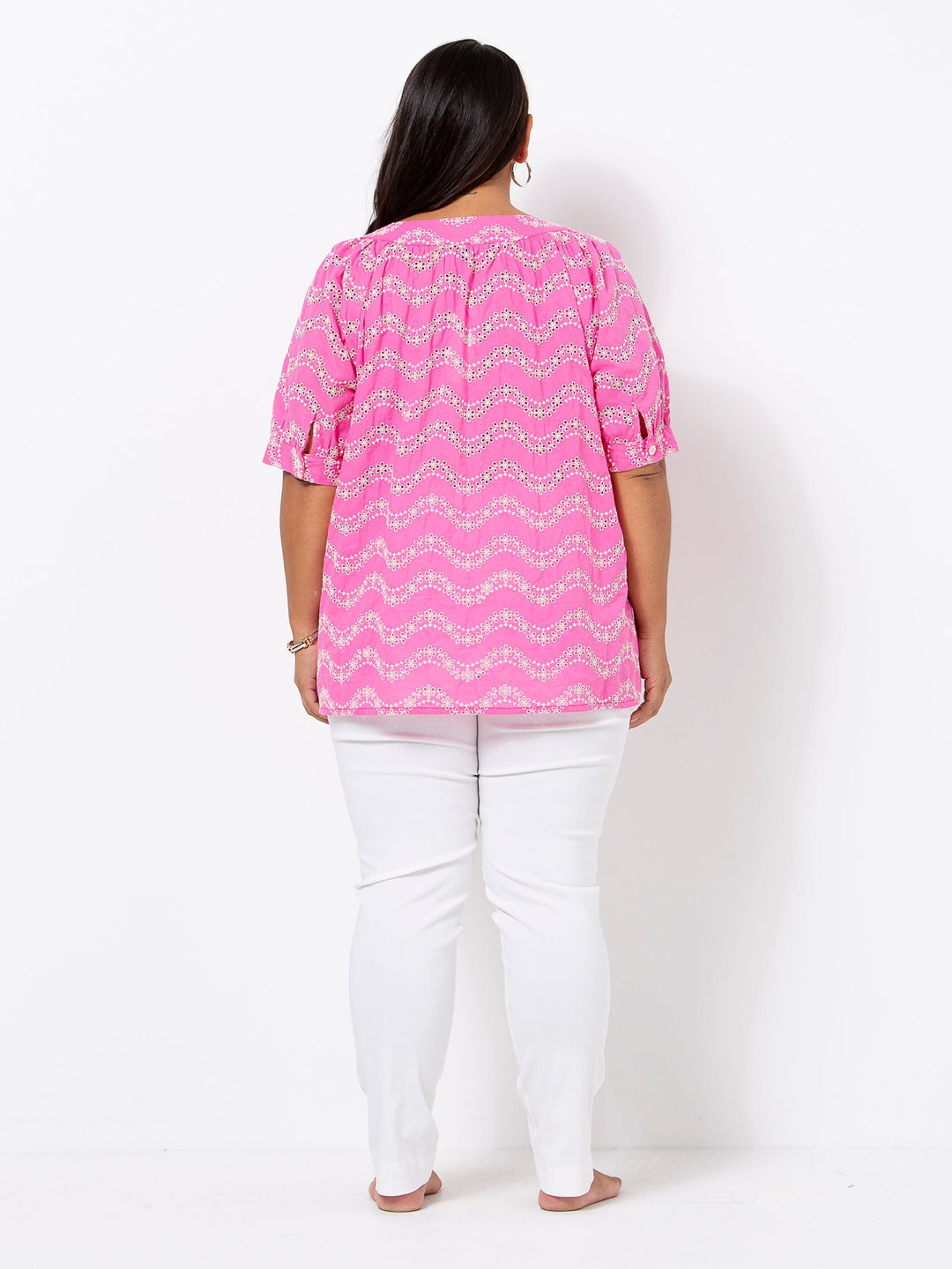 Pretty Pink Broderie Top