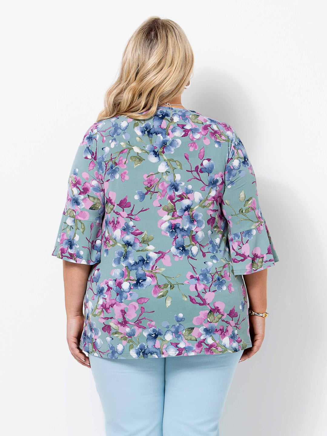 Apple Blossom Frill Top