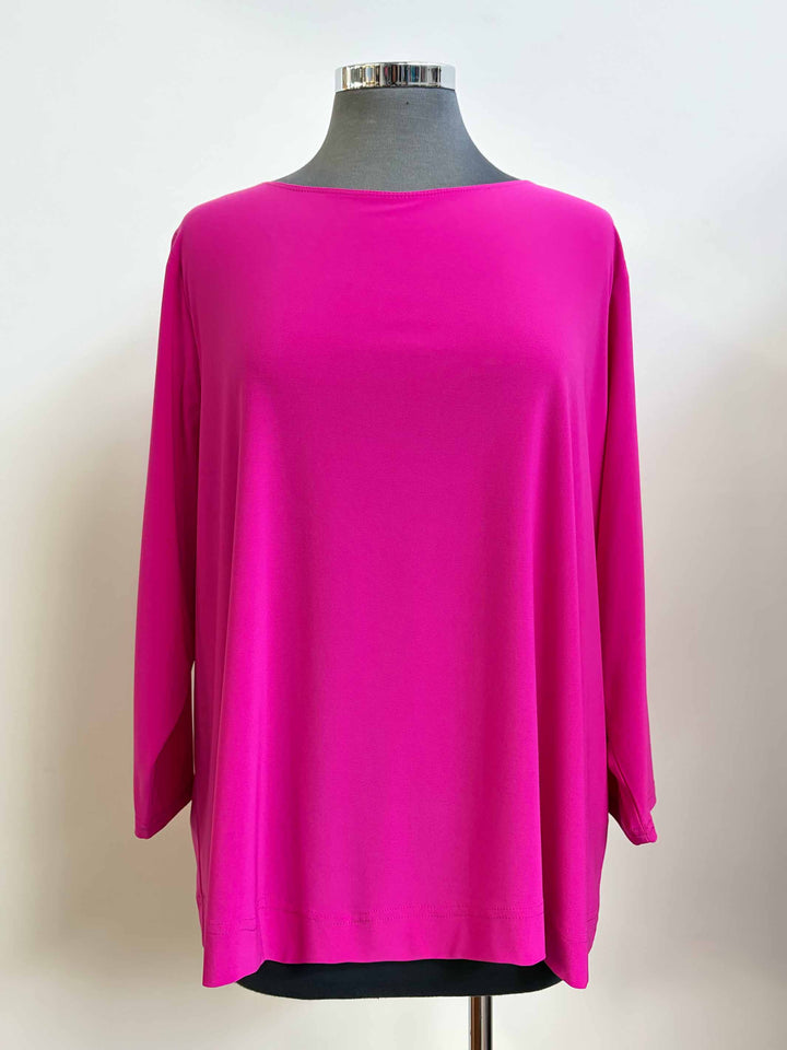 Hot Pink Fashion Basic Top