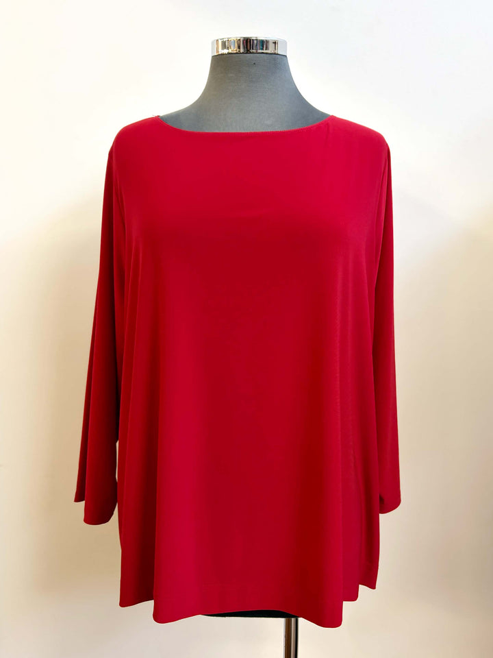 Red Fashion Basic Top