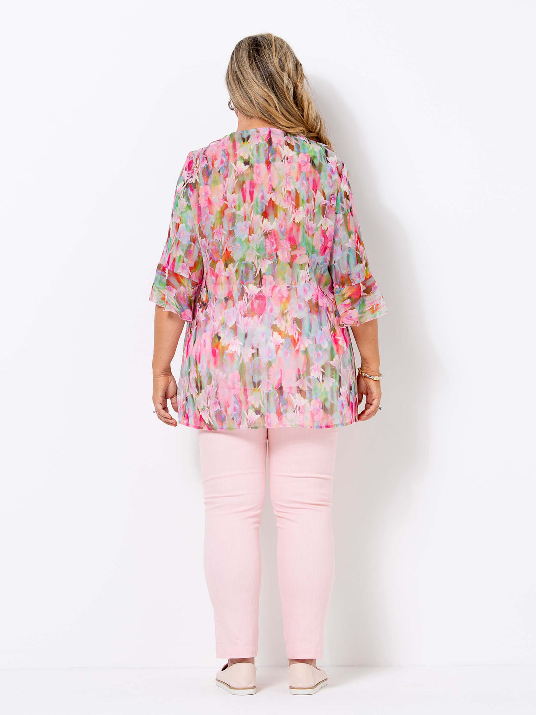 Watercolour Romance Frill Top