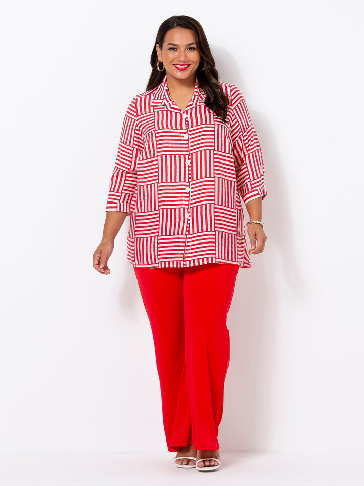 Red Grid Shirt