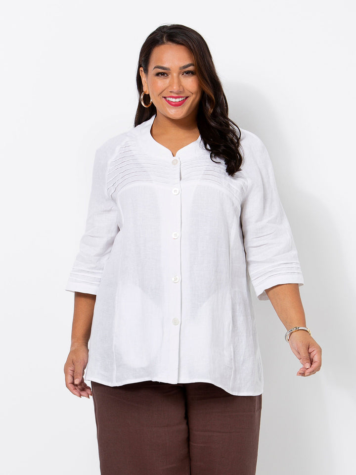 White Havana Tuck Shirt