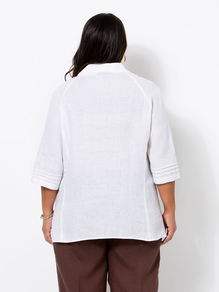 White Havana Tuck Shirt