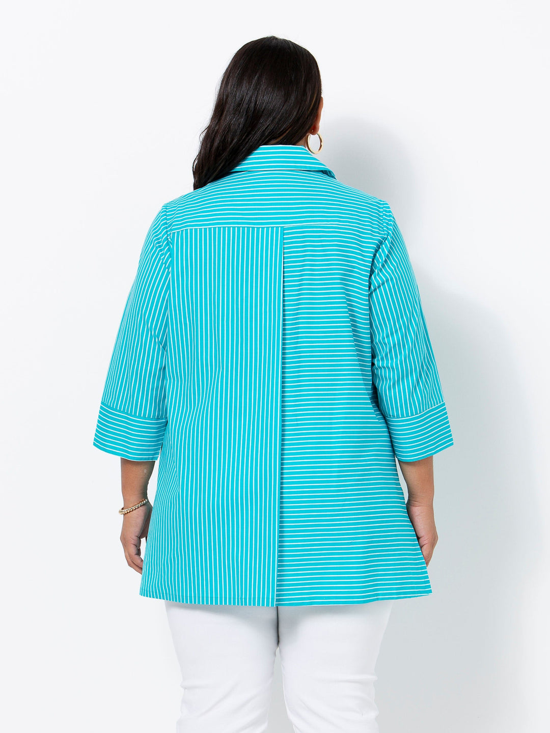 Aqua Stripe Shirt