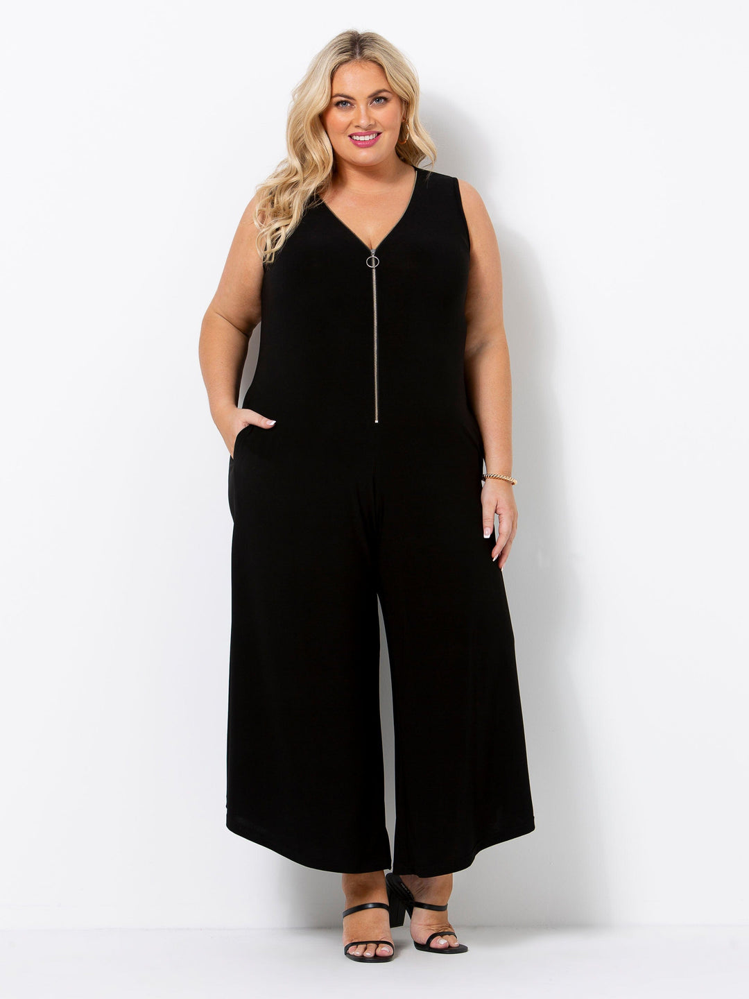 Black Jersey Jumpsuit