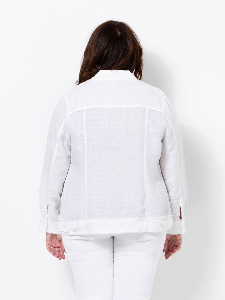 White Linen Jacket