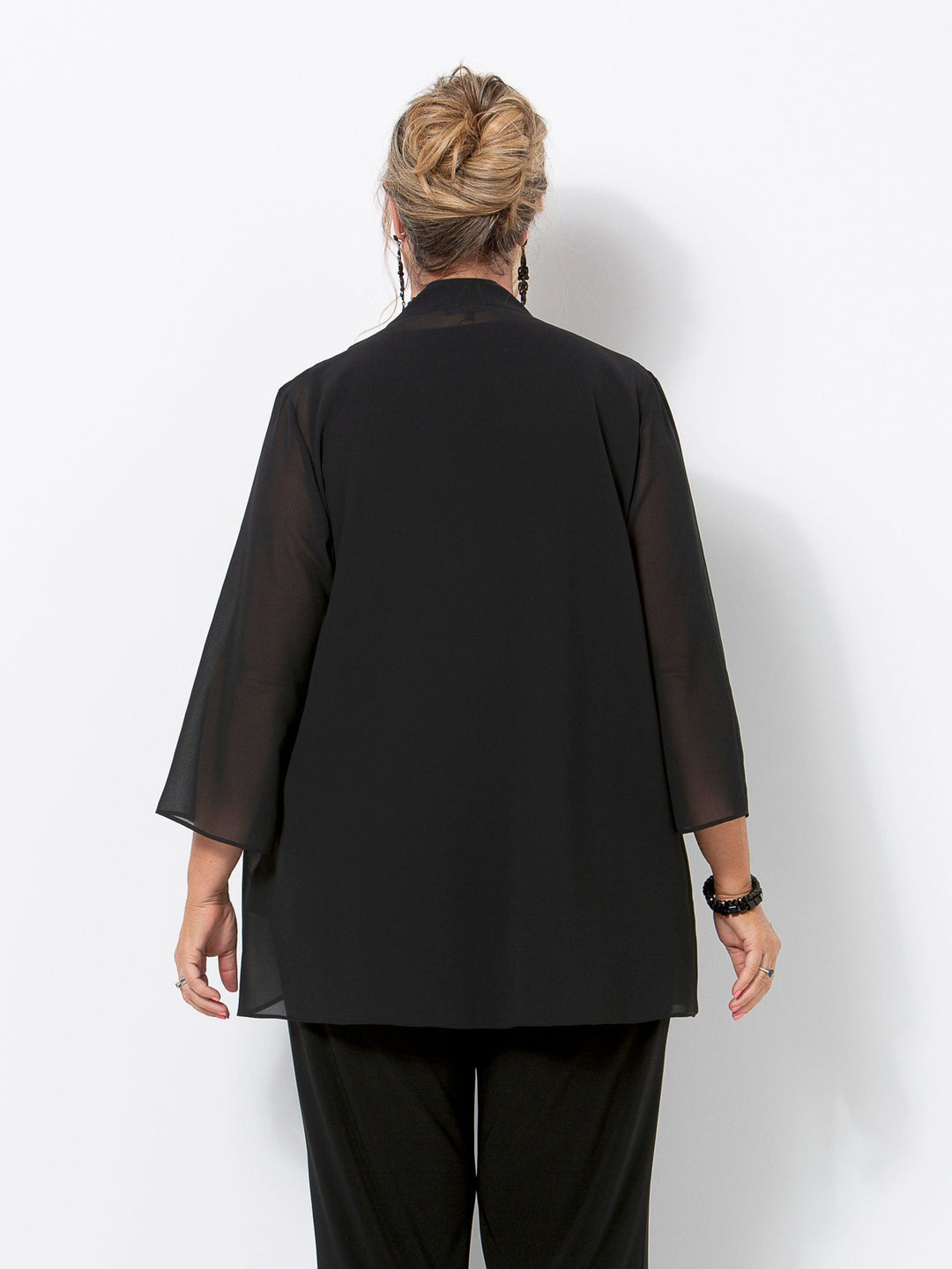 Black Georgette Jacket
