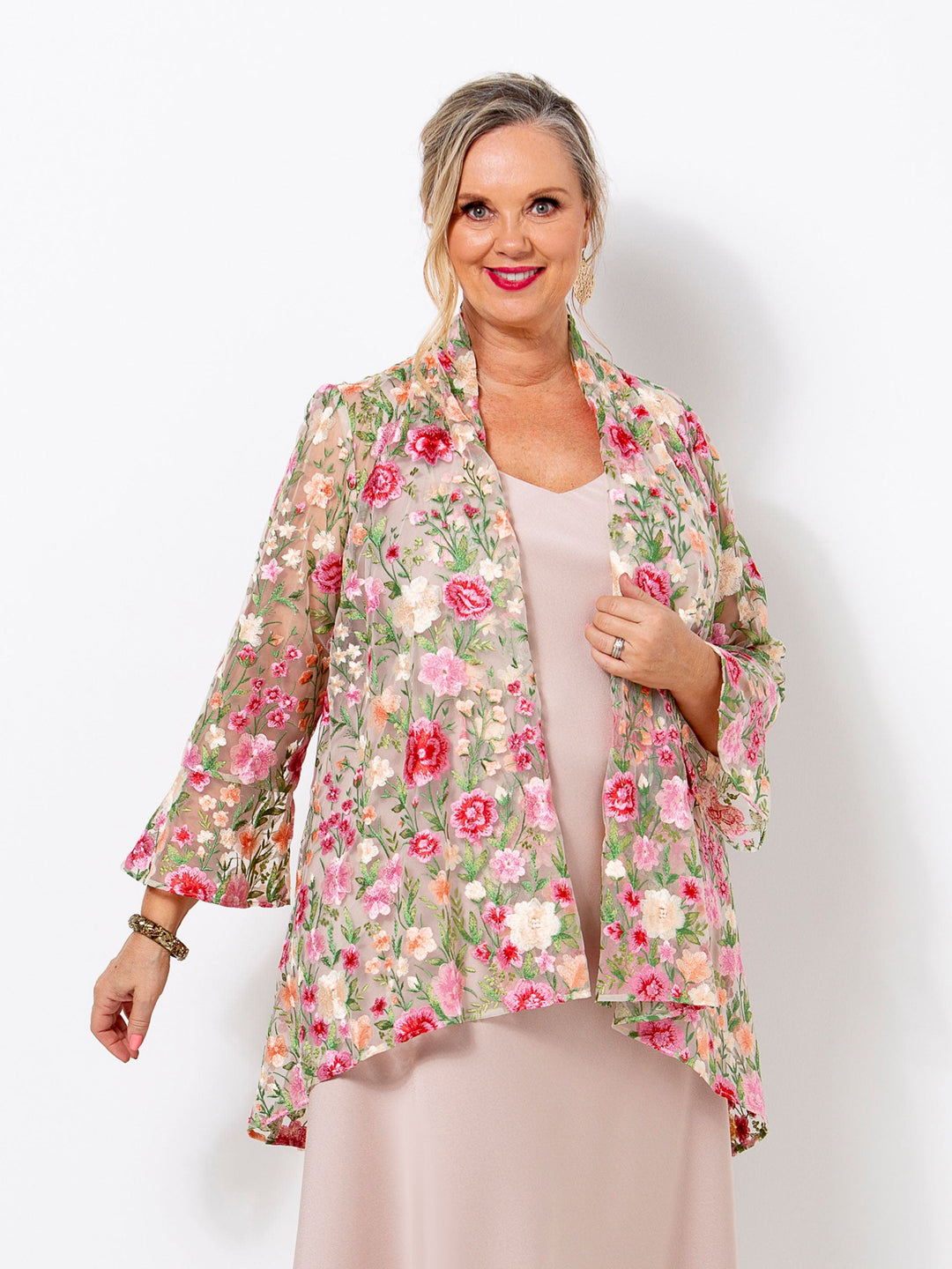 evening jackets for dresses plus size Woman Within Petite 2-Piece Jacket Dress