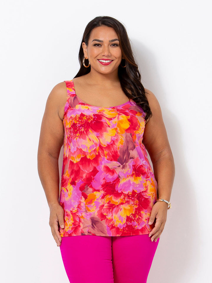 Sunburst Chiffon Top and Cami