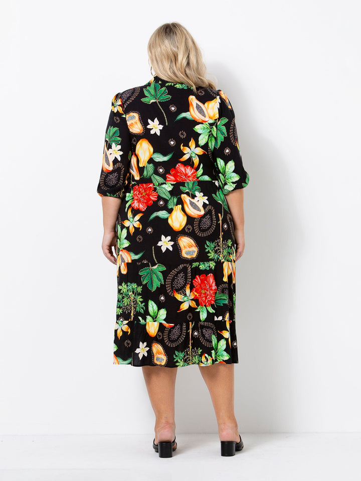 Black Cornucopia Dress