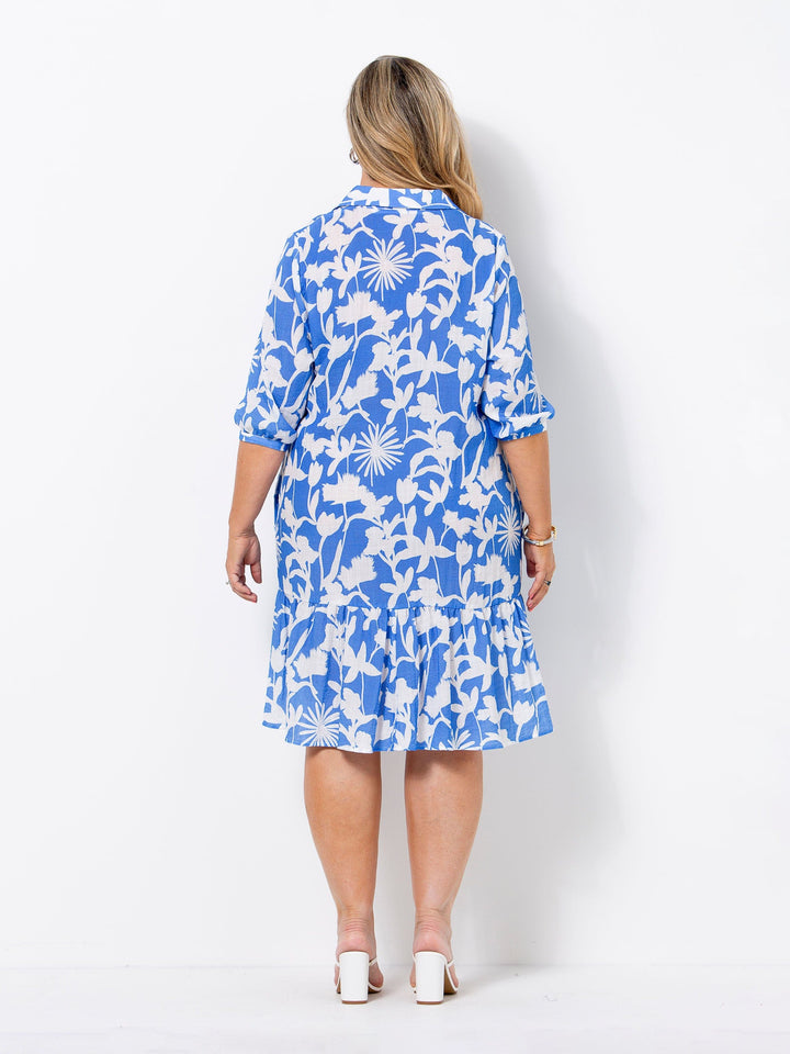 Cornflower Mono Dress