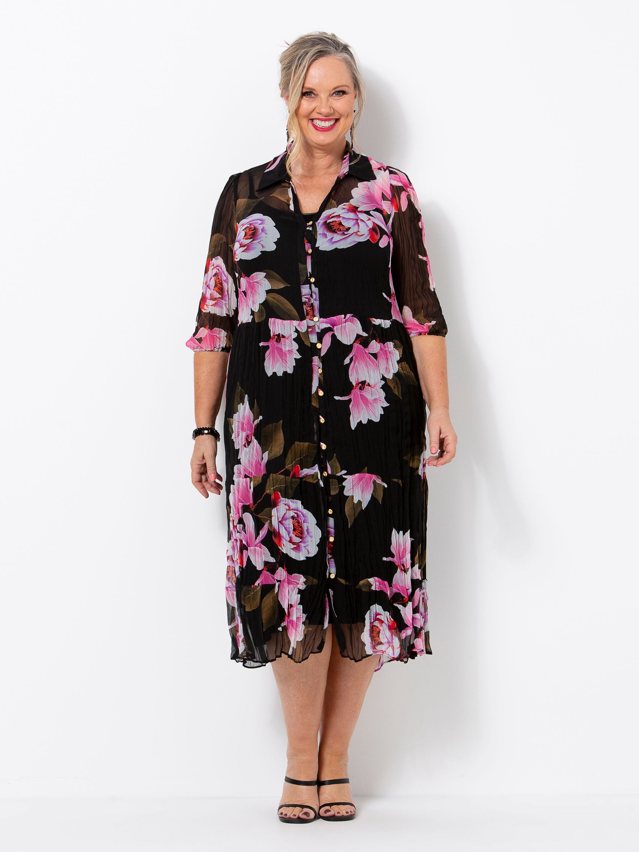 Georgette dresses plus size 2025