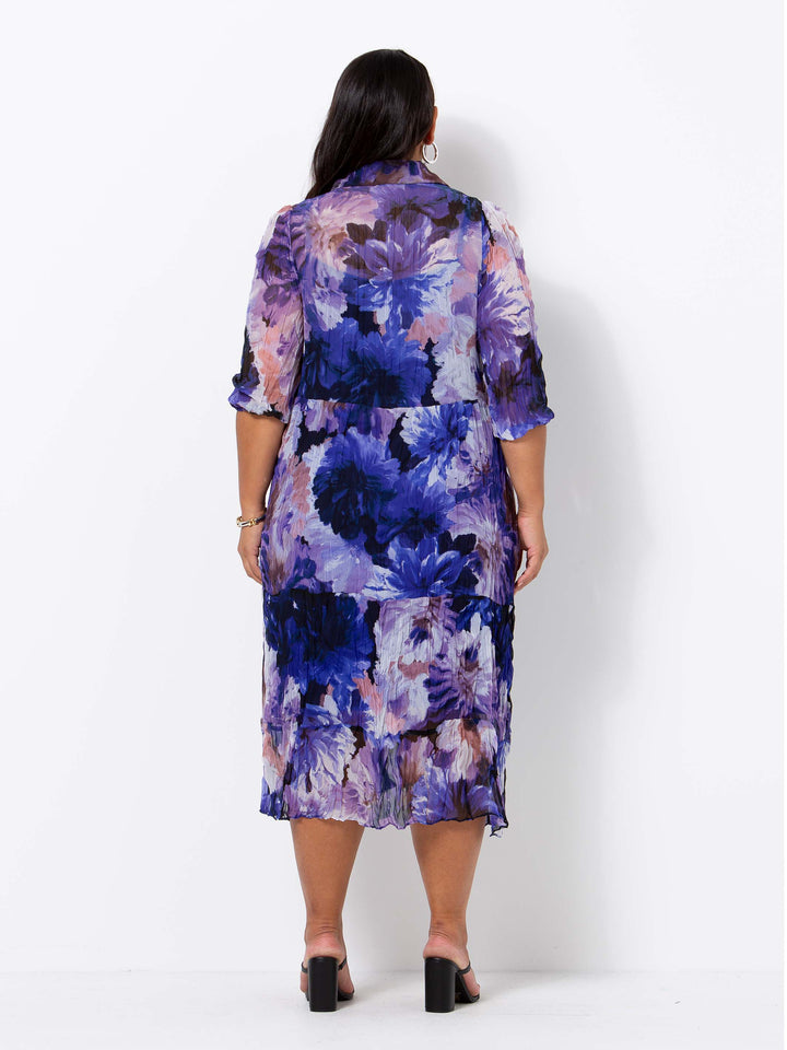 Jacaranda Flora Dress