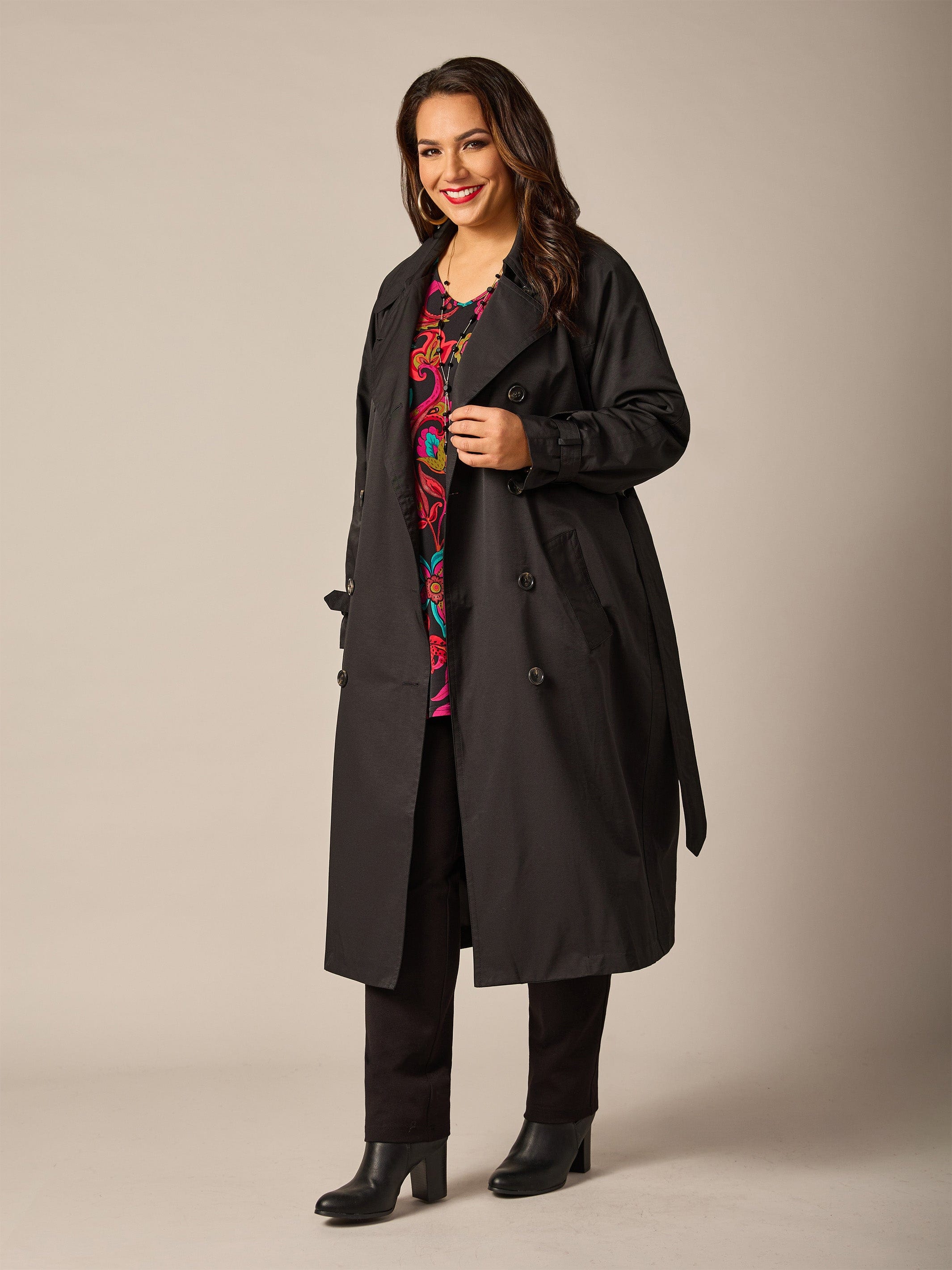 Trench Coat - Black – Swish Fashion