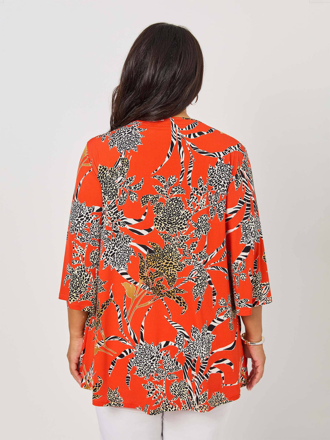 V-Neck Print Jersey Top - Wild & Native