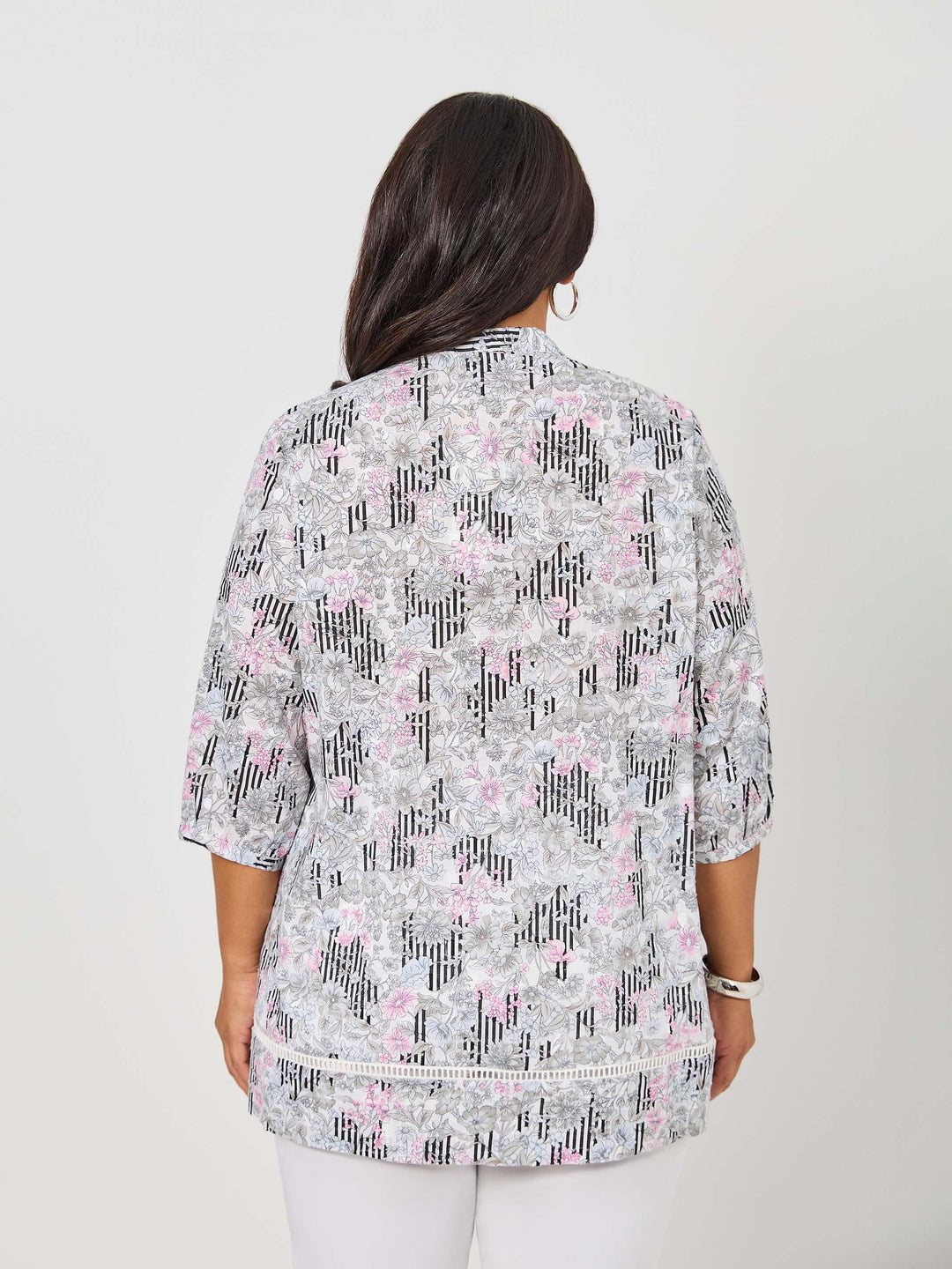 Nehru Collar Tucked Cotton Shirt - Country Living