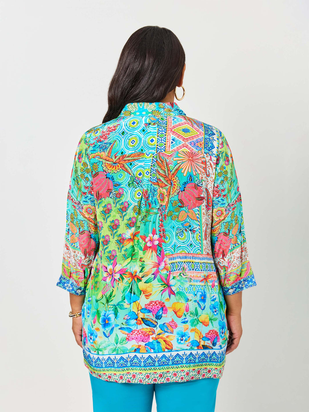 Layla Print Collared Shirt