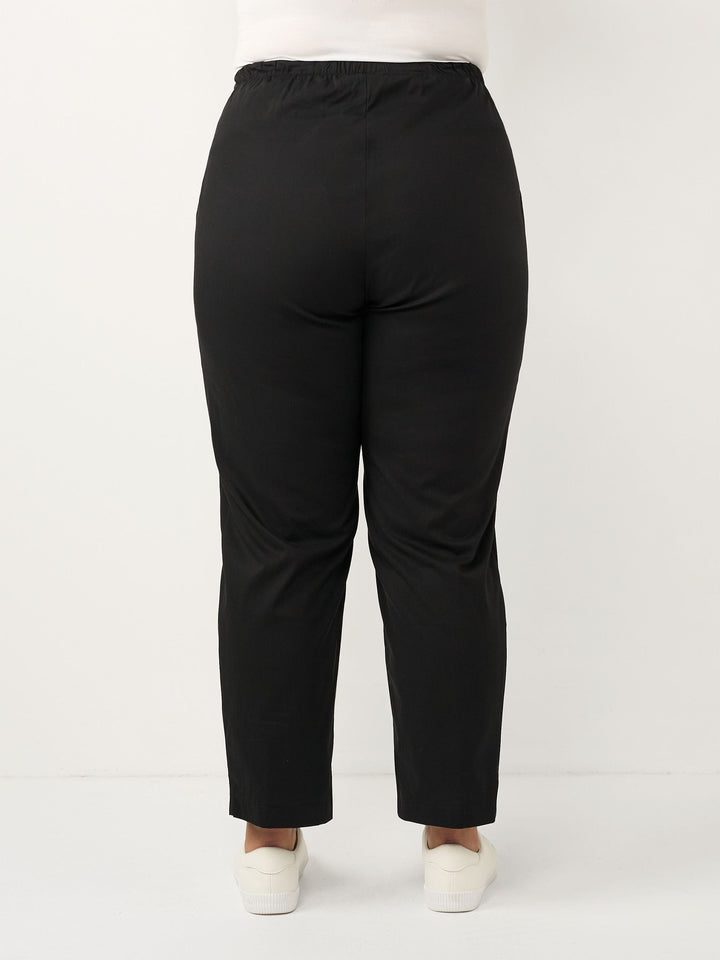 City Cotton Pant - Black