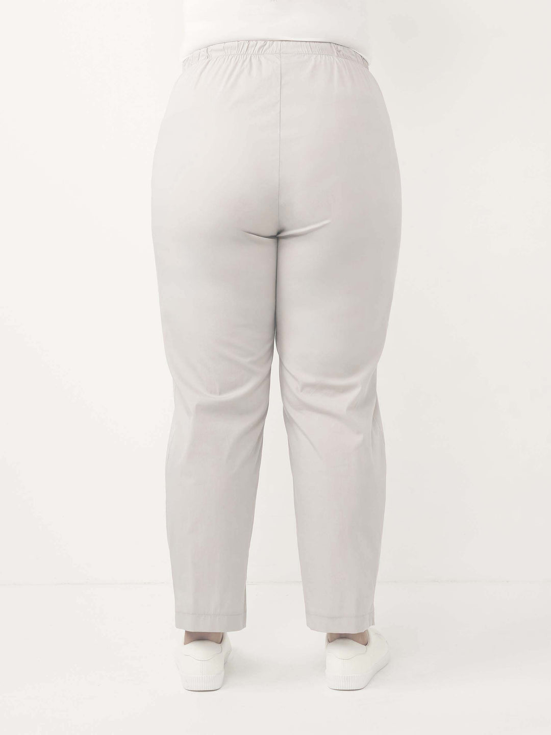 City Cotton Pant - Cement