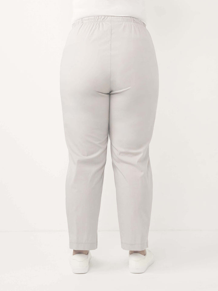 City Cotton Pant - Cement