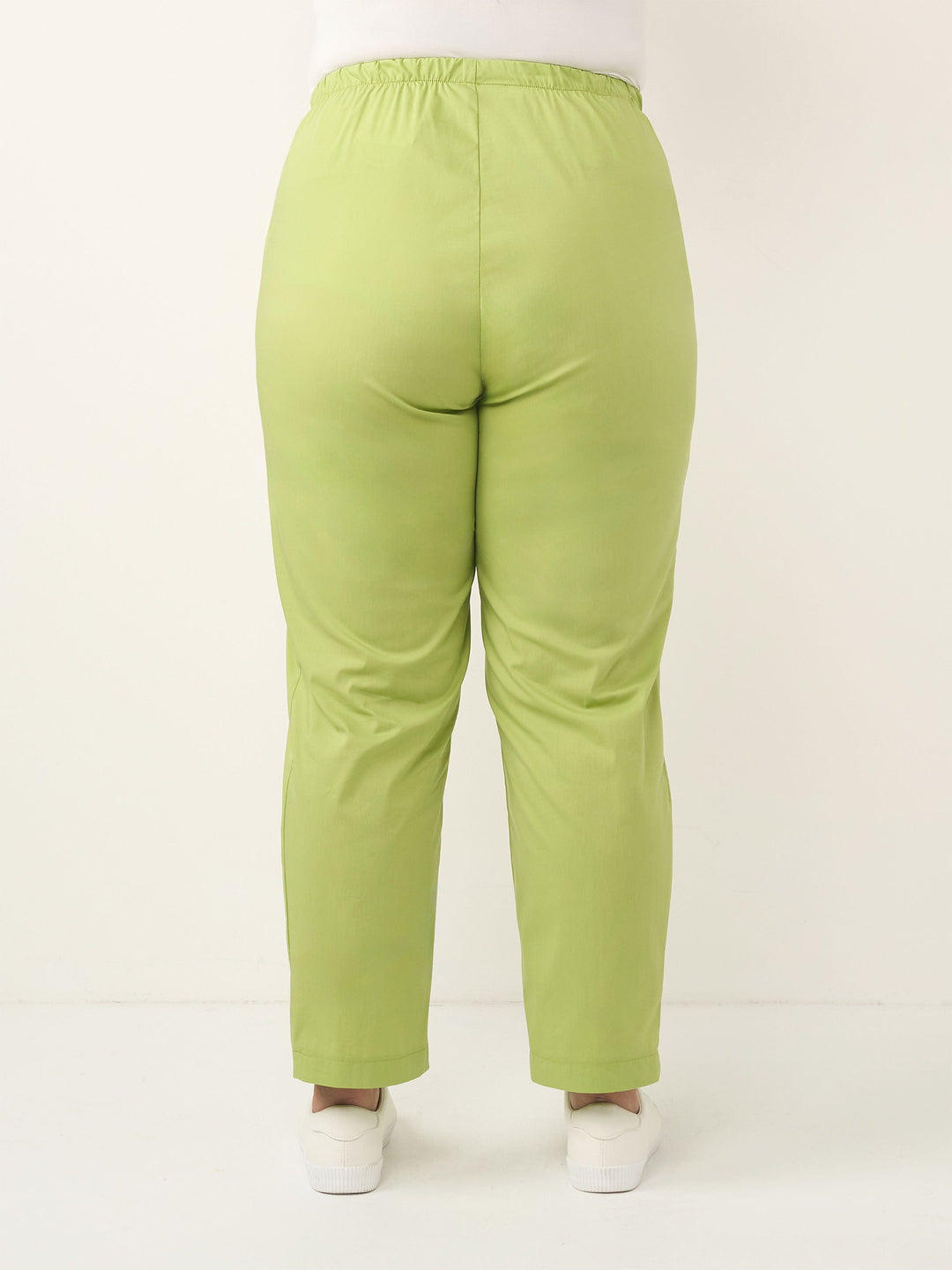 City Cotton Pant - Limelight