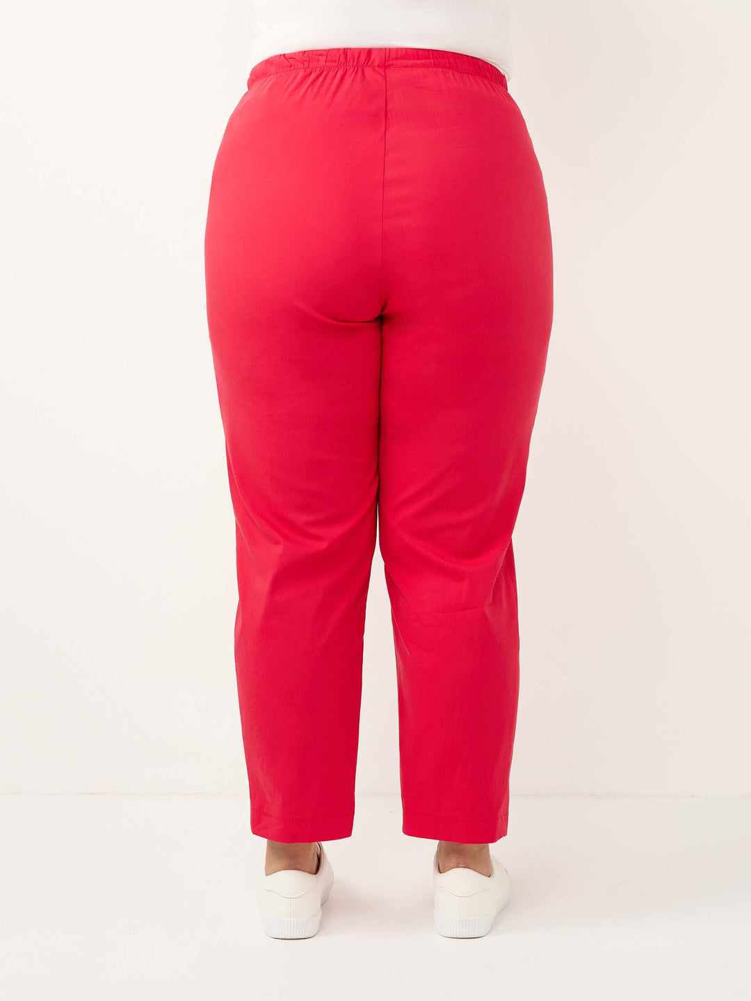 City Cotton Pant - Red