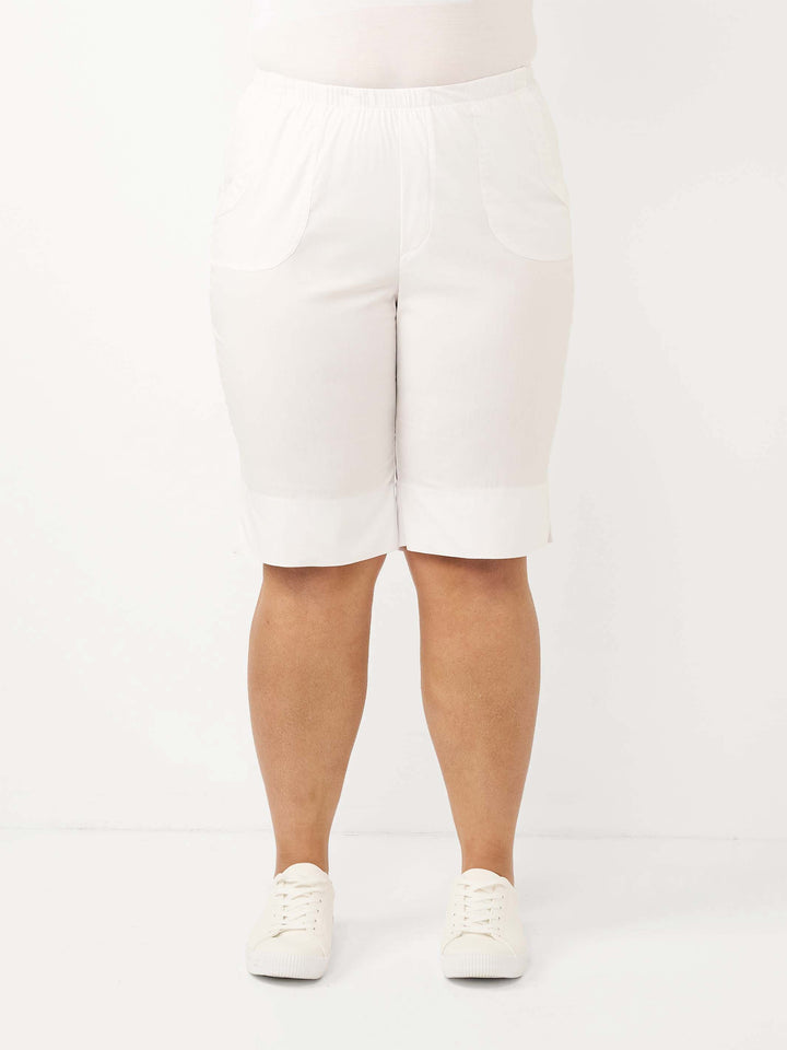 City Cotton Short - White
