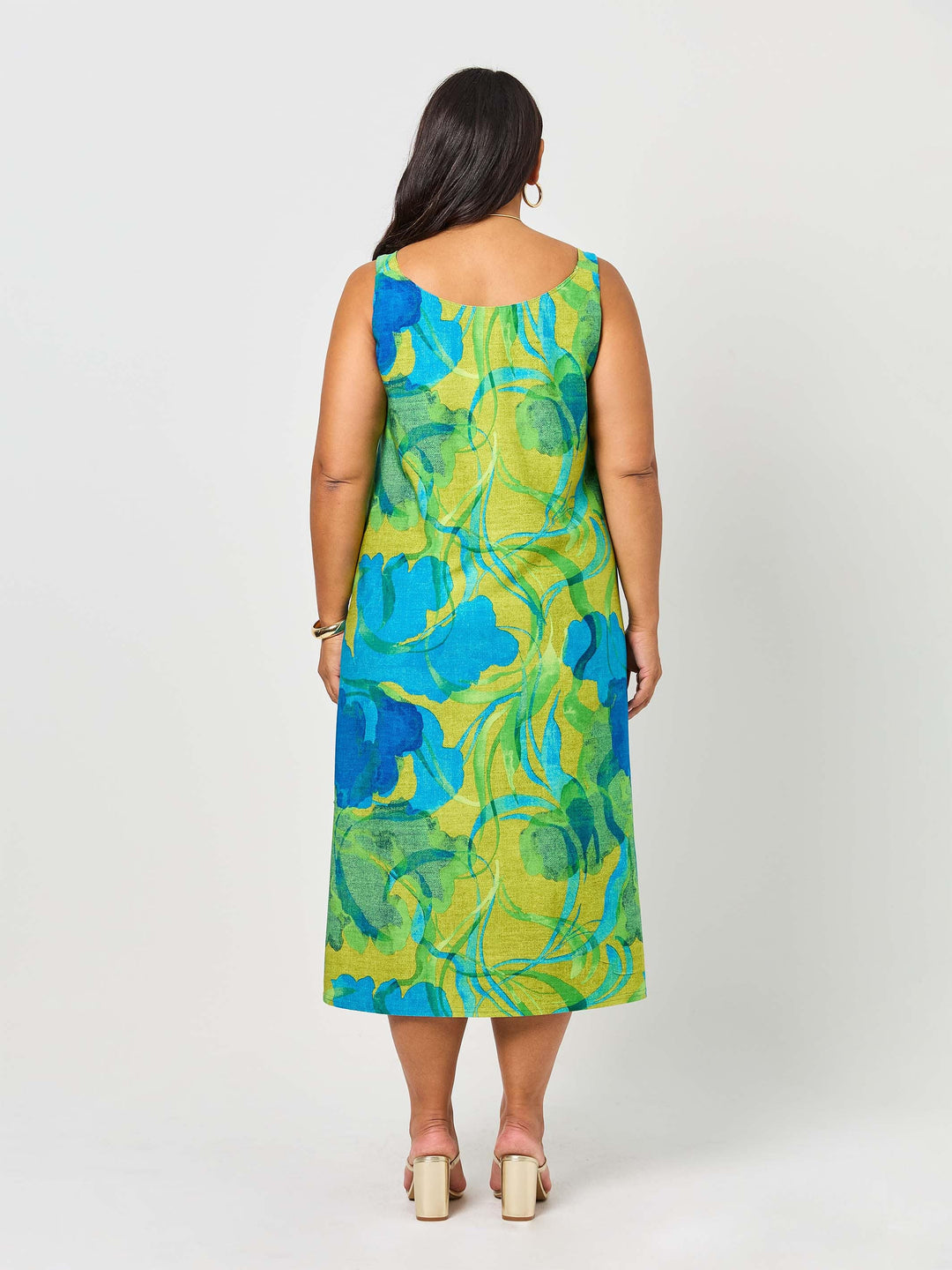 Jersey Print Singlet Dress - Willow