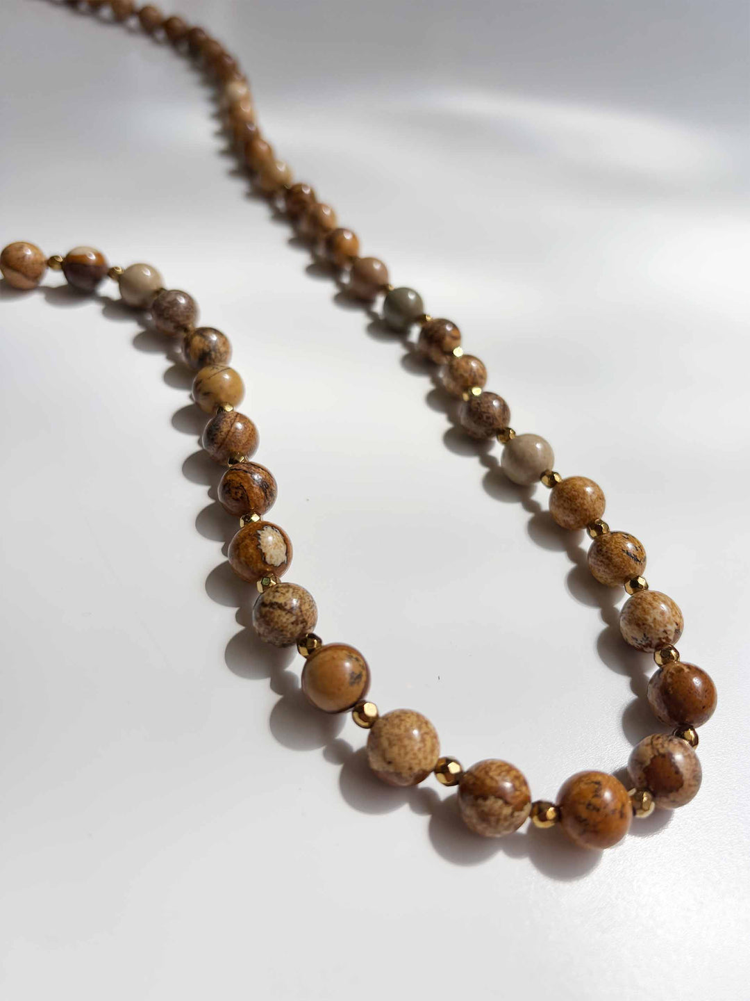 Wood Long Necklace