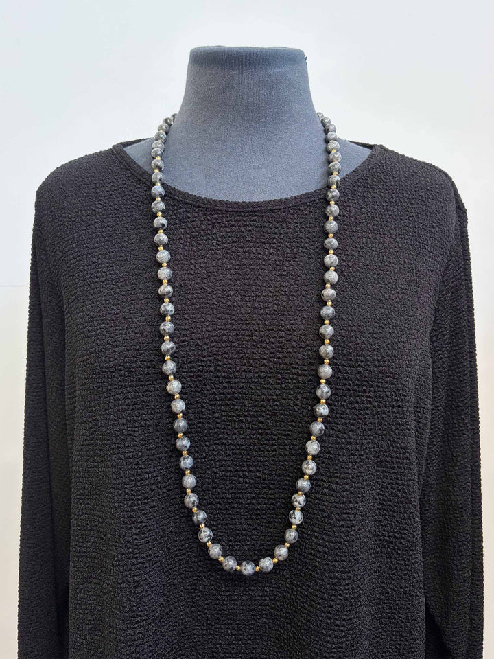 Onyx Long Necklace