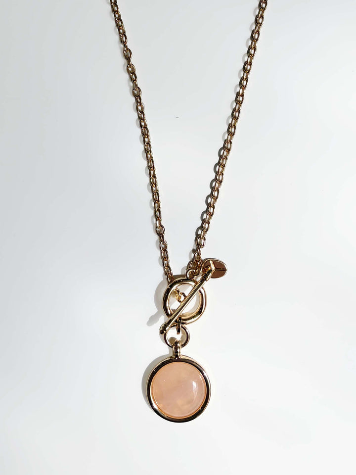Lotus Necklace-Peach